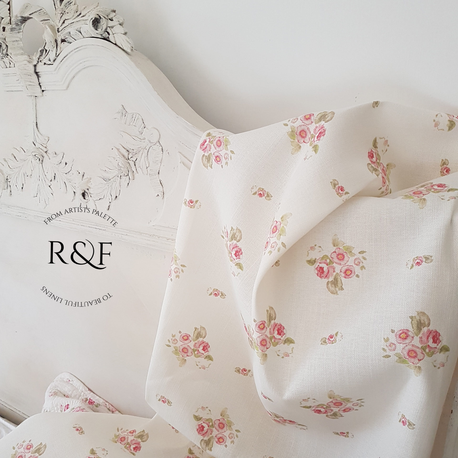 Vintage Inspired Faded Floral Fabrics By Rose And Foxgloves 9903