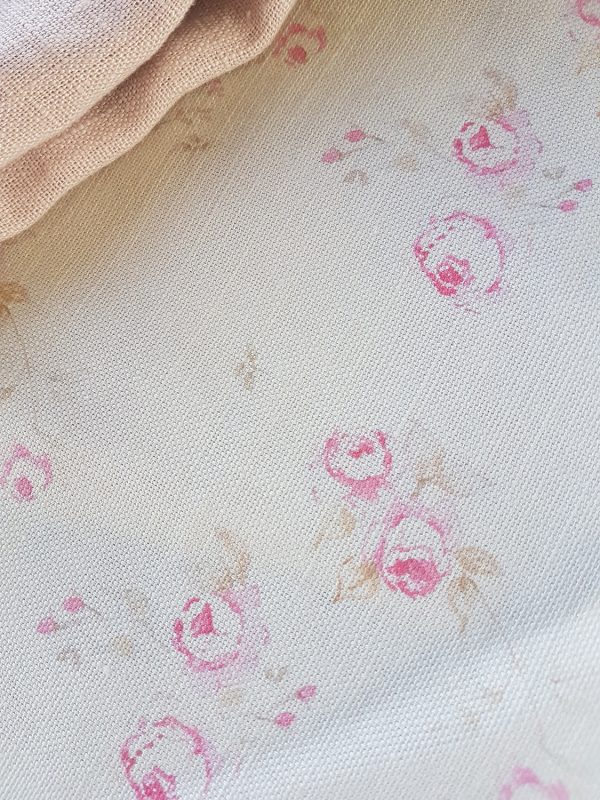 The Vintage Rose Linen Fabric