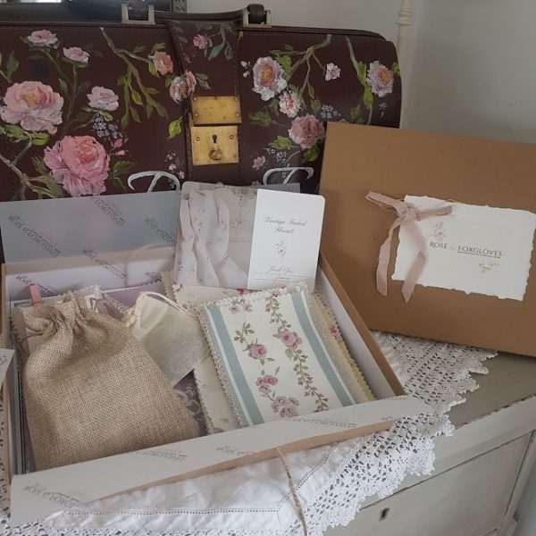 Trade box Faded Floral Linens by Rose and Foxgloves