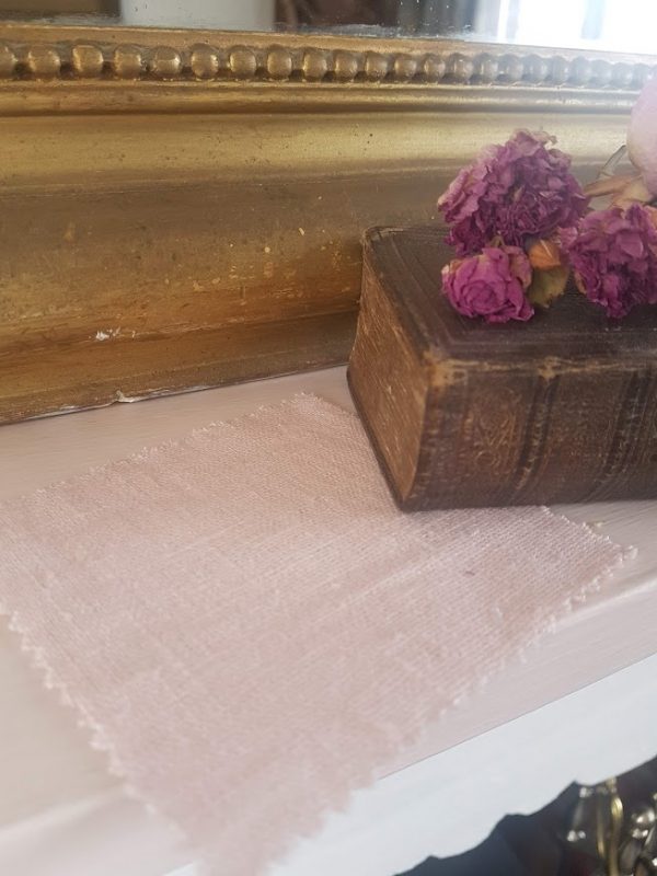 Calamine Powder Tumbled Linen by Rose and Foxgloves