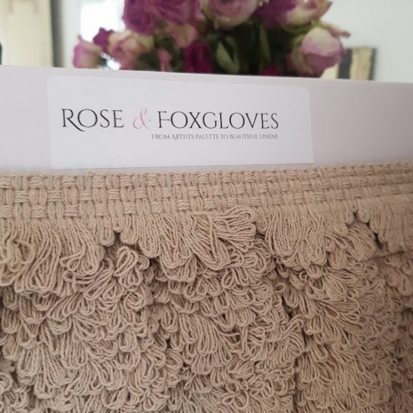 Fan edge trim in jute, natural and beech by rose and foxgloves-main1
