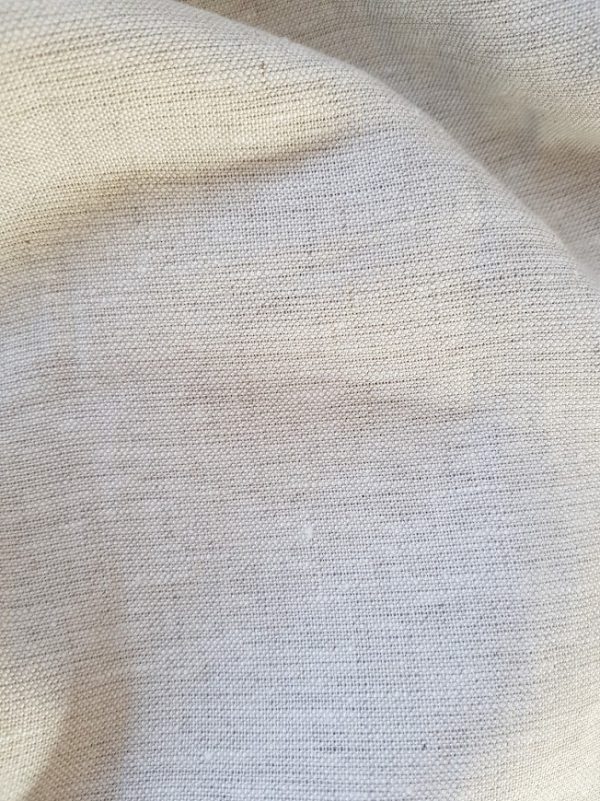 Soft Washed Oatmeal linen by Rose and Foxgloves-main