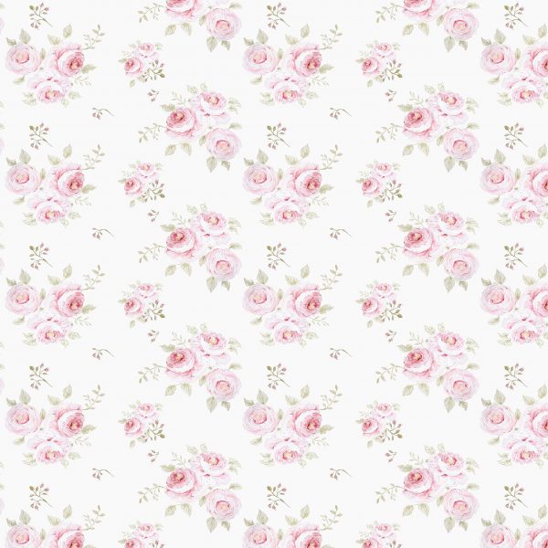 Bonny Lass Soft Pink Roses Wallpaper