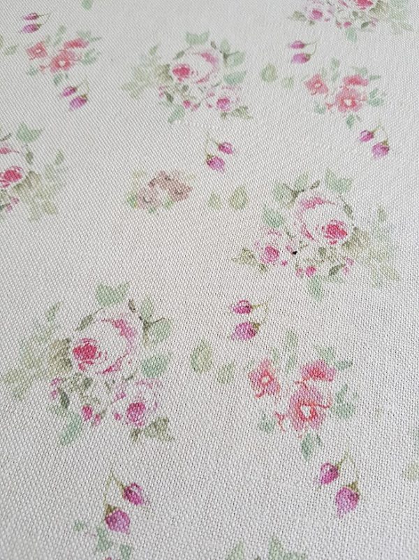 Katie Floral linen fabric