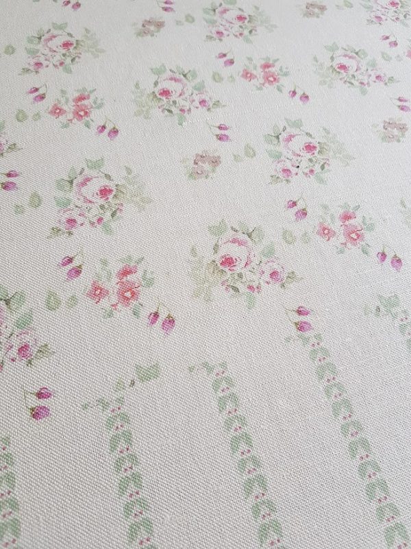 Katie Floral linen fabric