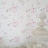 Faded Country Pink Roses in Petite Wallpaper