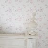 Faded Country Pink Roses in Petite Wallpaper