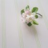 Pink Icing soft apple stripe wallpaper by rose and foxgloves