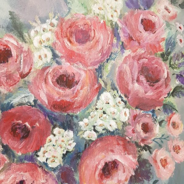 simply roses painting