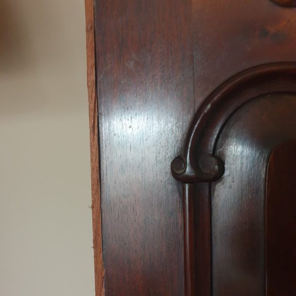 Decorative carved Antique French Door Panels close up